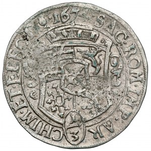 Sachsen, Johann Georg II, 1/3 Taler 1674 CR