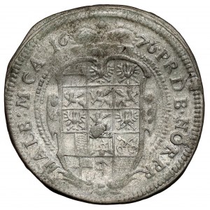 Brandenburg-Ansbach, Johann Friedrich, 1/6 thaler 1676