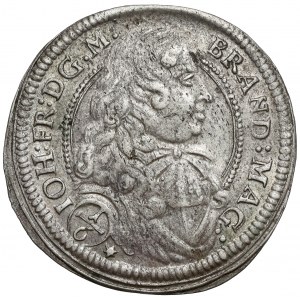 Brandenburg-Ansbach, Johann Friedrich, 1/6 tolaru 1677