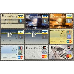 vzory platobných kariet (9ks)