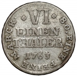 Hildesheim, Friedrich Wilhelm von Westphalen, 1/6 taler 1763