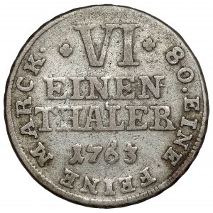 Hildesheim, Friedrich Wilhelm von Westphalen, 1/6 tolaru 1763
