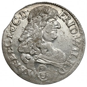 Preussen, Friedrich Wilhelm, 1/3 Taler 1672 GF, Krossen