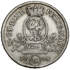 Brandenburg-Ansbach, Christian Friedrich Karl Alexander, 20 kreuzer 1784