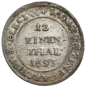 Sachsen, 1/12 Taler 1693 IK