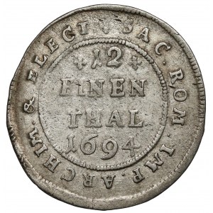 Sachsen, 1/12 taler 1694 EPH