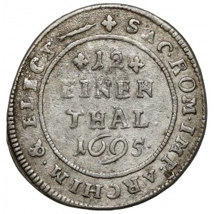 Sachsen, 1/12 taler 1695 EPH