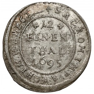 Sachsen, 1/12 taler 1695 EPH