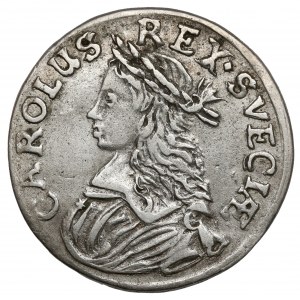 Sweden, Karl XII, 1 mark 1663 GW