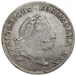 Sliezsko, Fridrich II. veľký, 1/6 toliara 1764-B, Vroclav
