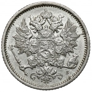 Finsko / Rusko, Alexander II, 25 penniä 1872