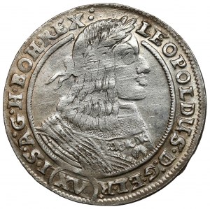 Śląsk, Leopold I, 15 krajcarów 1662 GH, Wrocław