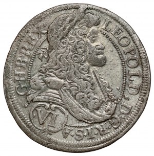 Österreich, Leopold I., 6 kreuzer 1690 MM - Wien