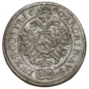 Rakúsko, Leopold I, 6 kreuzer 1690 MM - Viedeň