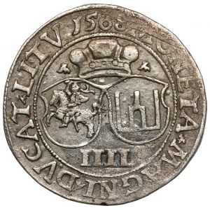 Sigismund II. Augustus, Vierfacher Vilnius 1568 - selten