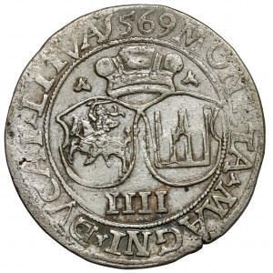 Sigismund II Augustus, Vierfacher Vilnius 1569 - selten