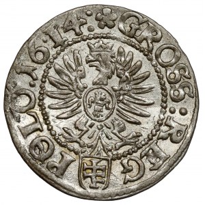 Sigismund III Vasa, Cracow 1614 penny - beautiful