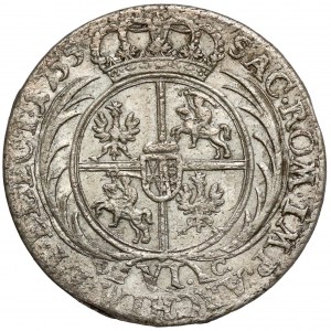 August III. von Sachsen, Sechster von Leipzig 1755 EG
