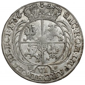 August III Sas, Szóstak Lipsk 1756 EC