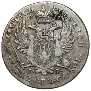 5 polnische Zloty 1817 IB