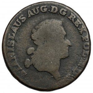 Poniatowski, Trojak 1791 EB - Z MIEDZI KRAJOWEJ