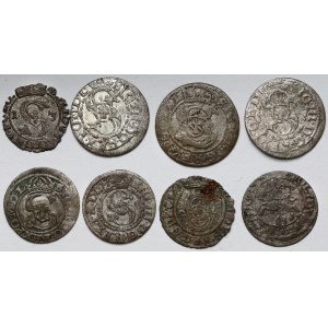 Zygmunt III Waza, zestaw szelągów 1599-1626 (8szt)