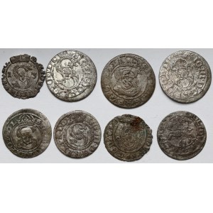 Zygmunt III Waza, zestaw szelągów 1599-1626 (8szt)