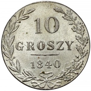 10 pennies 1840 MW - beautiful