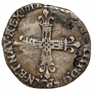 Francie, Ludvík XIII, 1/8 ecu 1614 (?)