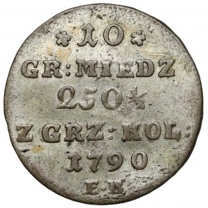 Poniatowski, 10 groszy 1790 EB