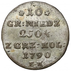 Poniatowski, 10 pennies 1790 EB