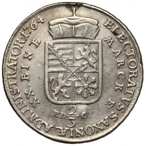 Xavier, Gulden (2/3 tolaru) 1764 EDC, Drážďany