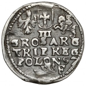Sigismund III Vasa, Trojak Lublin 1597 - Lewart bulk - B.RZADKI