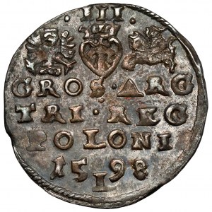 Sigismund III Vasa, Troika Lublin 1598 - 15L98 - beautiful