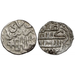 Zlatý tatarský horda-chanát, chán Džani Beg (Džany Beg) AH 742-758 (1341-1357 n. l.) Dirham, sada (2ks)