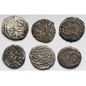 Ottoman Empire, Akce, lot (6pcs)