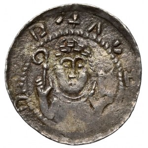 Ladislaus II the Exile, Denarius - Prince and Bishop - stars and S