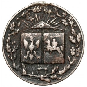 Medaillon, J.J. Kraszewski Jubiläum 1879 - Silber