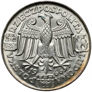 Sample SILVER 100 gold 1966 Mieszko... heads