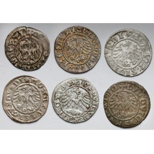 Set of half-penny Olbracht - Zg. Old, including very nice ones (6pcs)