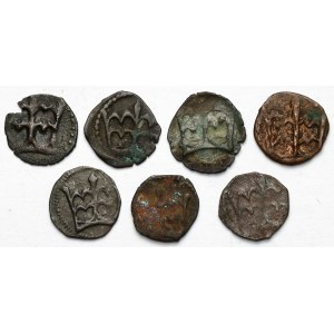 Wladyslaw Varnañczyk and Fals from the epoch, Cracow denarii, set (7pcs)