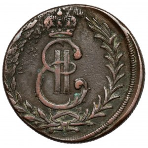 Rosja, Katarzyna II, 5 kopiejek 1776, Syberia