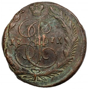 Rusko, Katarína II, 5 kopejok 1771, Jekaterinburg