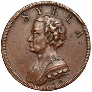 Švajčiarsko, medaila (1740-1750), Sulla / Abdikácia Sullu