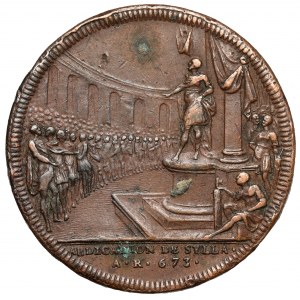 Switzerland, Medal (1740-1750), Sulla / Abdication of Sulla