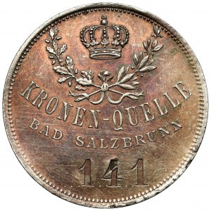 Szczawno-Zdrój, Kronen-Quelle, Token 1903 - numbered 141