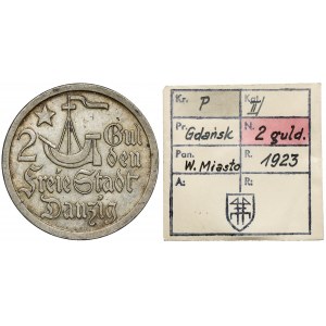 Gdaňsk, 2 guldenů 1923 - ex. Kalkowski