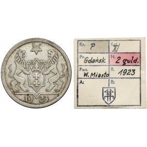 Gdańsk, 2 guldeny 1923 - ex. Kałkowski