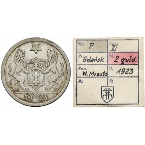 Danzig, 2 Gulden 1923 - ex. Kalkowski