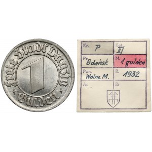 Gdańsk, 1 gulden 1932 - ex. Kałkowski